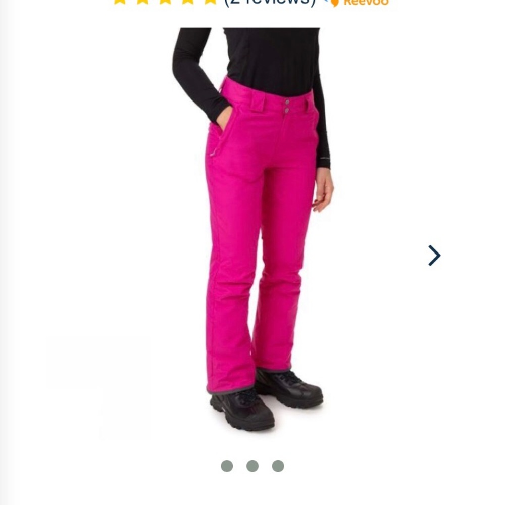 Girls 14/16 Columbia Hot Pink Ski/Snow Pants